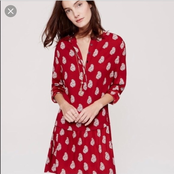 LOFT Dresses & Skirts - LOFT Drop Waist Shirtdress